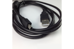 1.5M 4 Pins 4P USB Camera Cable Data and Charging Cable 4 Pins for CB-USB1 for Olympus