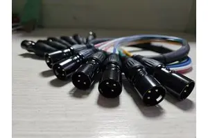 Factory Wholesale 6 Channel XLR Microphone Snake Cable for Stage Box Professional Stage Audio Signal Connection Cable