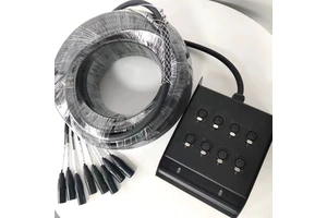 Accuracy Pro Audio 30 Meters 8 Channel Multicore Connector Stage Box Dmx Audio Xlr Power Snake Cable With Cable Male to Female