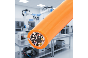 ROBOFLEX Shielded PE Low Voltage 300V Industrial Robot Anti-Torsion Cable Copper Conductor PUR Jacket