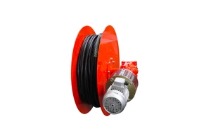 Motorized Cable Reel Installed on Crane
