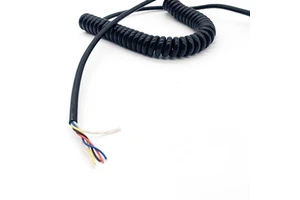 2 5 10 18 21 22 26 Cores CNC MPG Spring Spiral Cable Curly Coiled Cable Wire