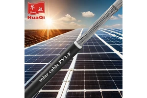 Huaqi Electrical Cable Pv Solar Dc Cable 4mm 6mm 10mm 16mm Solar Panel Wire Cable with Tuv for Solar Power Power Systems