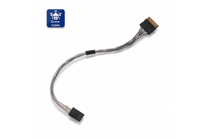 MCC-UL1354-46#Blue-16P-0.3mm-A/A-FPC Fiber Cable Industrial Control Optical Fiber Power Audio Cable I-PEX Compatible