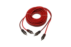 High Performance Speaker Connector Wire Cable 2R-2R Car Audio 3.5 Male to Male Plug RCA Cable