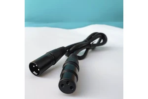 DMX512 3 Pin XLR Male Female Cable Stage Lighting Professional Signal Cable for Par Light Moving Head Mixer Microphone Amplifier