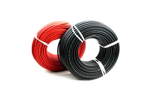 High Quality Red Tuv 4mm 6mm Solar Cable Pv Electrical Wire Power Cable for Solar Panel
