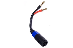 Banana Plug to Female Speakon Speaker Adapter Cable for Loudspeakers Power Amplifiers Stage Monitors