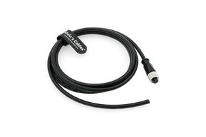 Ethernet Cable M12 A-Code 4 Pin Female Flying Lead Connector PVC Waterproof Shielded Industrial Network Sensor Pure Cables