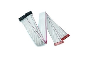 Factory Customized 450mm Micro Match 2*7P Electric Cable Harness 2.54Mm Pitch IDC 14Pin Ribbon Flat Cable PVC For Electronics