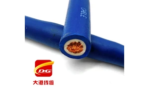 99.95% Pure Copper Super Flexible Class 6 Conductor Blue EPR CPE Insulation Double Layer Welding Cable Battery Cable 16~240mm²