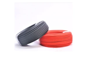 TUV ROHS CE Solar Cable1.5mm -16mm PV1-F (H1Z2Z2-K) Solar PV Cable AC: 0.6/1KV DC: 1.5/1.8kV PV DC Wire