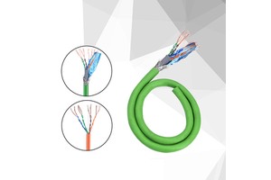 Industrial Ethernet Wire Cat-5e Cat-6 UTP/SFTP Ethernet Cable Oil Proof and Folding Resistant Wire signal Transmission