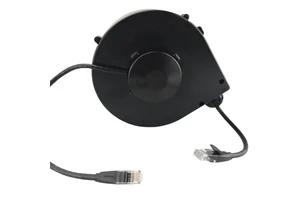 DYH-1703 cat 6 Retractable Cable Spring Loaded Retractable Ethernet Cable Reel RJ45 Connector 7.5M Extendable Cord Auto