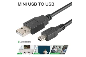 Xput USB2.0 a Male to 5Pin Mini B Cable High Speed Data Transfer Cord for Digital Camera Camcorder