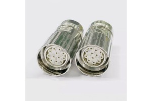 M23 Circular Connector Servo Contact Straight Male Female Metal Assembled Plug Crimp 6 9 12 17pin for Robot Servo Motor Encoder