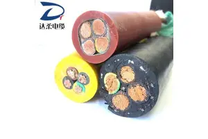 Type 245 1.1 6.6kv Tinned Copper Flexible Mining Reeling Power Cable PE Insulated PUR/EPR Sheath CE ROHS for Underwater
