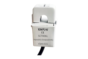 SCT006L 6mm Split Core Current Transformer 0.5% Accuracy 5A-20A 100cm Cable For Power Meter EV Charger