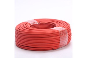 DC XLPE Double Insulated Copper Solar Wire PV1-F 6mm2 Solar Cable for Power Station 60A Rated Current