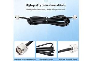 Antenna Extension Cable / RF Jumper Cable GSM / WIFI / 4G / 5G Routers Network Cards RG58 Coaxial Feeder Cable YLD-TF62 Made