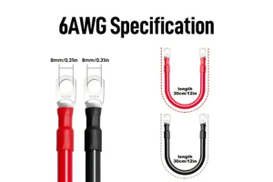 Custom New Energy Vehicle Battery Cable Extension Cord for Automobile & Electronic Use-Pure Copper Conductor PVC IP65 Rated