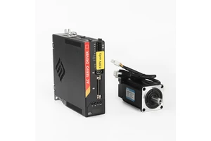 CE Certified 60mm Frame Servo Motor With 600W 220v/110v 3000RPM 1.27 N.m Single-Phase Explosion-Proof Driver Kit