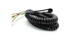 High Flexible and Retractable Power Spiral Cable Cord Spiral Coil Wire Spring Cable Coil Electrical Wire