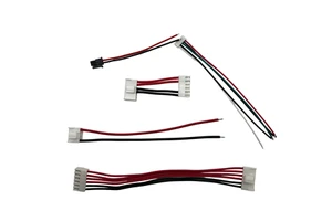 JST PH3.96 06P Jumper Cable Custom Empty Pin Tin Plated 1015 18AWG Rubber Electronic Use Battery Extension Cable Assembly