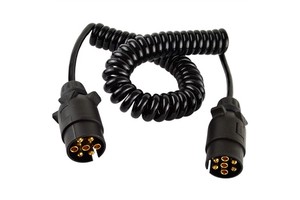 7core Pole 7-Pin Spring Straight Coil Adapter Cable Multi-Core Control Touring Car Automotive Vehicle Extension Trailer Cable