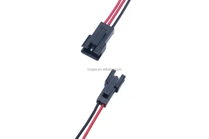 Jst Sm Male To Female Red Black 26AWG 20CM 2.54mm Dupont Jumper Wire Cable