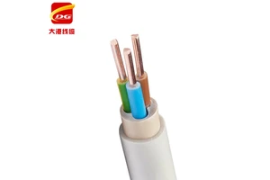 NYM-J and NYM-O Cables Solid Conductor, 300/500v Gray PVC Insulated and Jacketed Installation Cable.