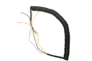 Custom 7 Cores Spiral Cable Intercom Cable Handset Curly Cord
