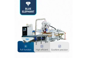 Furniture CNC 1325 ATC Nesting CNC Router Automatic Feeding Door Panel Cutting and Drilling Machine with Labeling