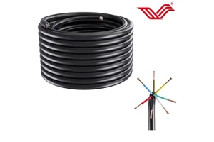 7-way Trailer Cable, Heavy-duty 14 (CCA) Automotive Cable, with Colored PVC Insulated Wire.