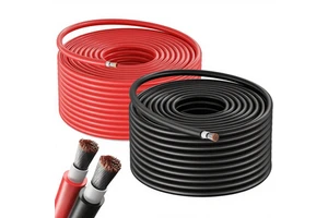 High Quality 1500V DC Solar Cable 10AWG 12AWG Waterproof PTFE IP67 Solar Wire Copper PV Cable for Outdoor Solar Project