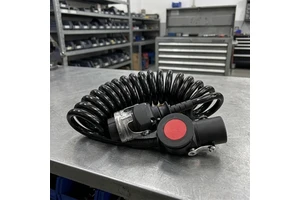 24V Truck Spiral Cable,ABS EBS 7 Core Trailer Plug,Heavy Duty Trailer and Truck Trailer Connector Cable