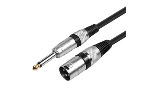 High Quality Microphone Cables Bare Copper Hifi Speaker Cable XLR 6.0mm Audio Use in Mixer Power Amplifier Video Camera