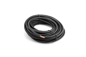 Black 50 Mm² Flexible Power Cable Convenient Cross-Section Battery Cable