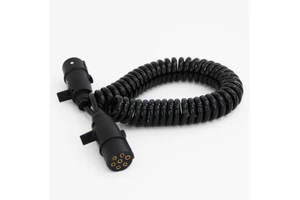 HJYAJZT Brand 7 Way Plug Trailer Flexible Electrical Cable Wire 7 Electrical Cable Truck Parts 7 Core 24v Trailer Spiral Cable