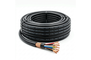High-Flex TRVV Drag Chain Cable 10 Million Cycles Oil-Resistant Shielded Control Wire for Robot Arm & CNC