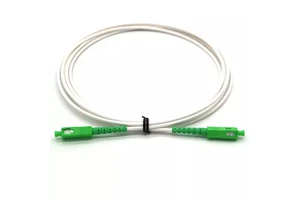 FTTH Patch Cord White 3.0mm Jarretiere G657A2 Fibra Jumper 2m 3m SCAPC Cordon De Raccordement Fibre Optique Communication Cables