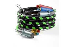 15ft/12ft ABS Semi Truck Trailer Cable Kit with New 7-Wire 7-Pin Plug Easy Connecting Trailer Parts for huanchain