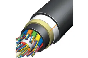 HODNAO GYTY53 FTTH IP 12/24/48/96/144 Core Armored Flame-retardant Outdoor Double Jacket Multi Loose Tube Optical Cable