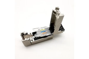 RJ45 Industrial Ethernet Cable Connector 4-Core No-Press Crystal Head Made in China