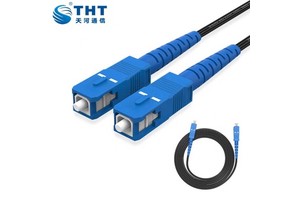 1 2 Core Preconnected Patchcord Flat Drop Cable SC/APC SC LC UPC APC SC-SC LC-LC SCAPC FTTH Jumper Fiber Optic Patch Cable