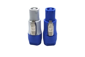 DXZP SC 3 Pins Power-in Power-out PowerCON Chassis Connectors NAC3FCA Grey NAC3FCB Stage Light LED Display Audio Connectors