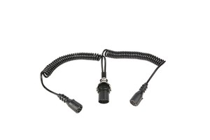 European 24v Cheap Price 15 Pin 7 Core Electric Trailer Truck Spiral Cable