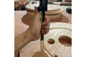 Vietnamese 12x400x400mm Heavy Eucalyptus Cable Reels WBP Melamine 15% For Wire Cable Spool