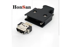 Smart CN Servo Welding Gold Plated Pin Electronic Digital SM-14P SCSI-14P Servo Connector