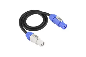 IP65 12AWG 3 Pin PowerCon Power Extension Cable for LED Screen Beam Moving Head Light, Stage Light Power,Audio Video Equipment